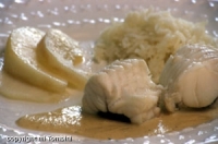 Recette de cuisine : Lotte aux poires