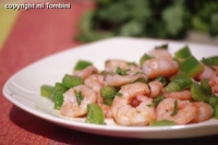 Recettes de cuisine : Crevettes à la coriande et au citron vert