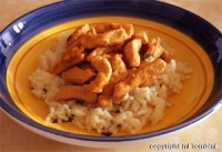 Recettes de cuisine : Dinde à l'orange et à la menthe